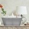 Hammered Stainless Steel Vanity Toilet Tank Tray | Shiny Finish | Sleek & Luxury Bathroom Accessory